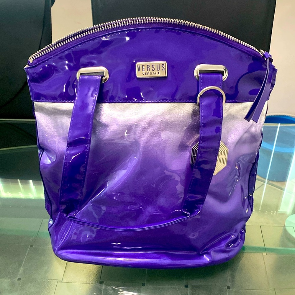 New Versace Versus Collection Purple Shoulder Bag
